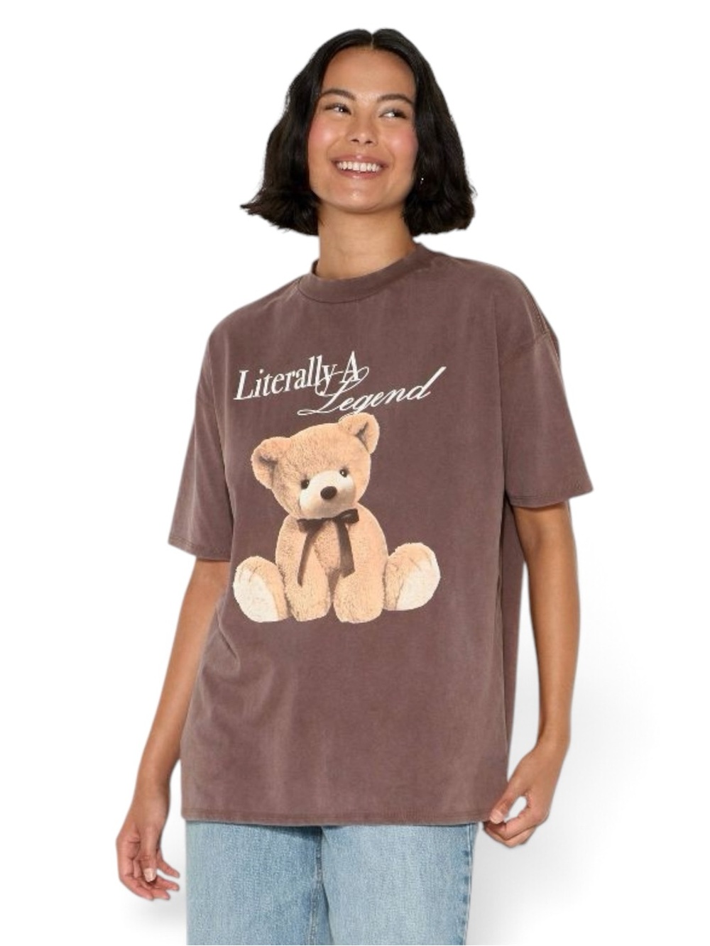 Wild Fable Literally A Legend Teddy Bear Short Sleeve Tee